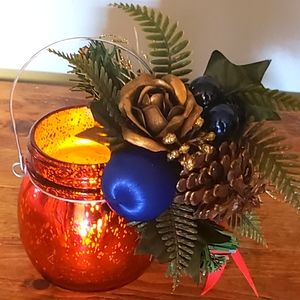 Christmas candle holder